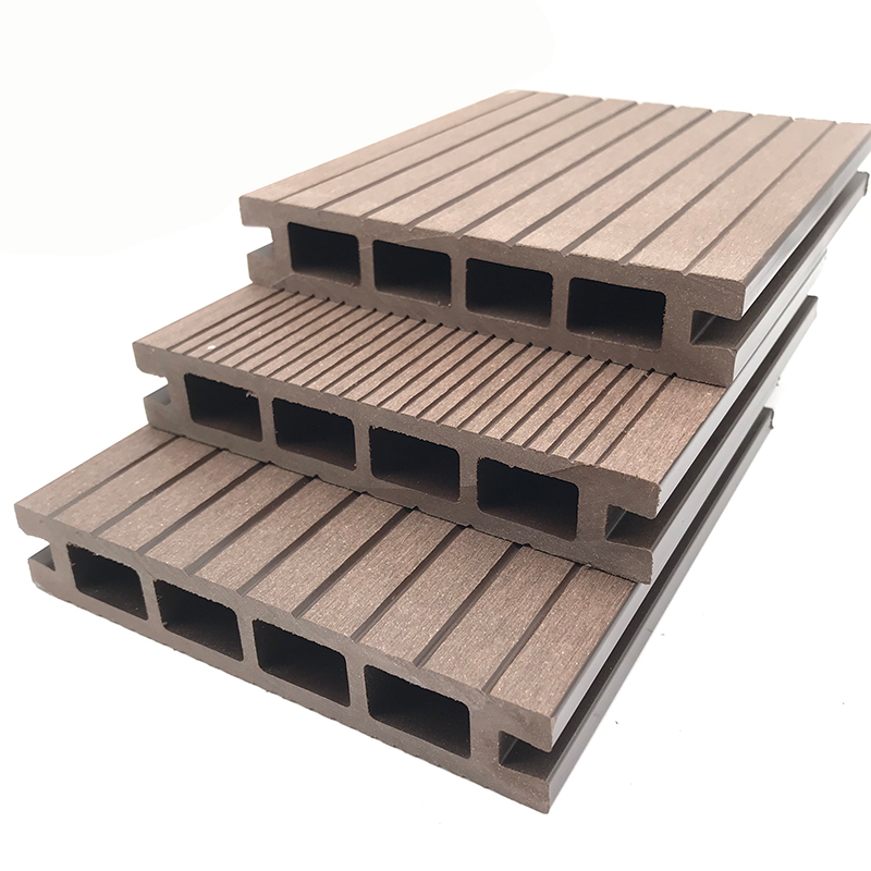 #18 Durabil lemn din plastic compozit wpc podele din lemn / wpc podea deck / podea decking wpc